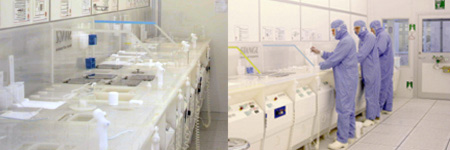 Cleanroom interior
